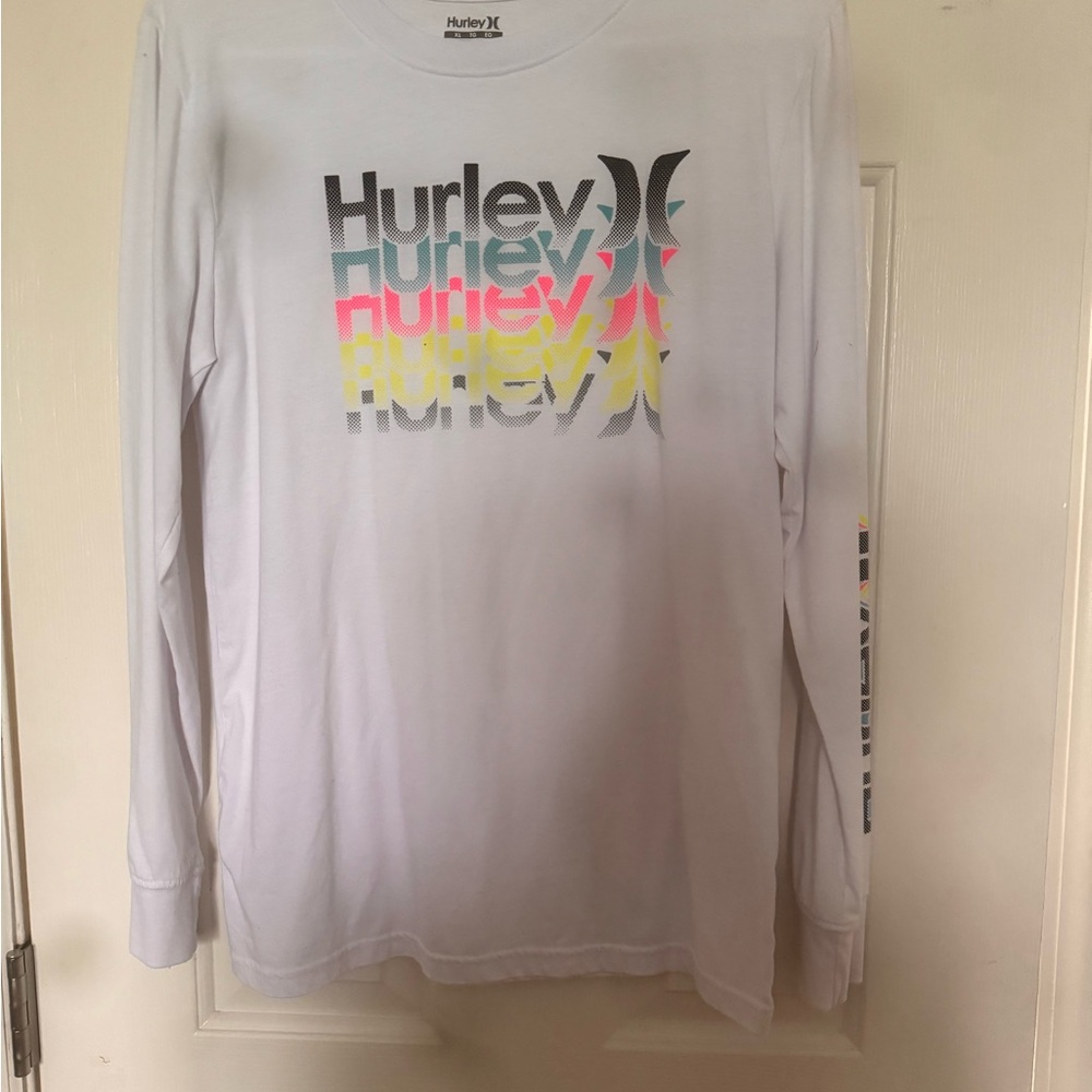Hurley White Long Sleeve Shirt